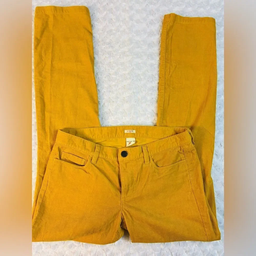 J.Crew Mustard Matchstick Corduroys